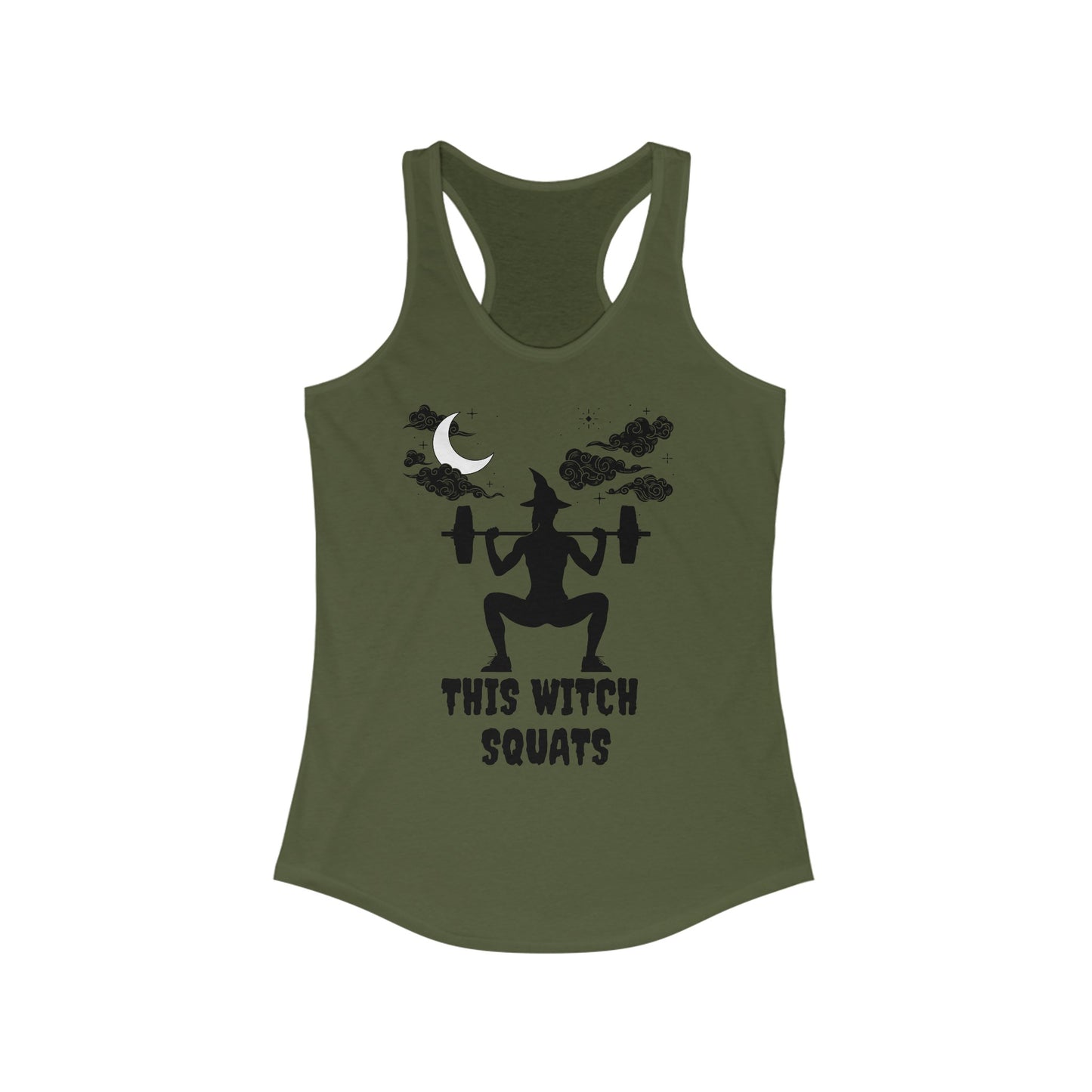 This Witch Squats Racerback Tank