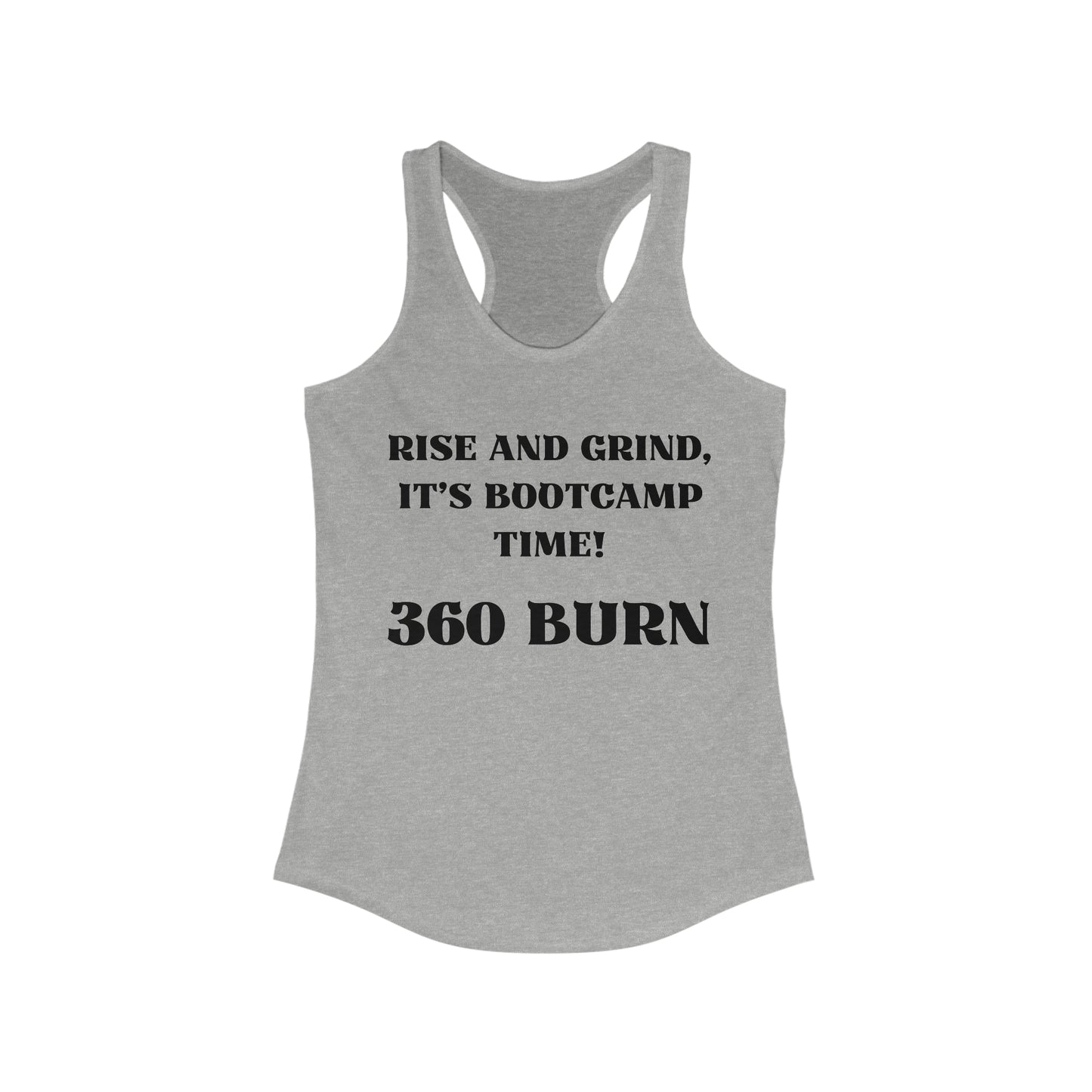 360 Burn rise and Grind Racer Back Tank Top