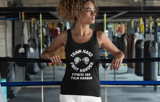 Fitness 360 Train Hard Fight Harder Tank Top