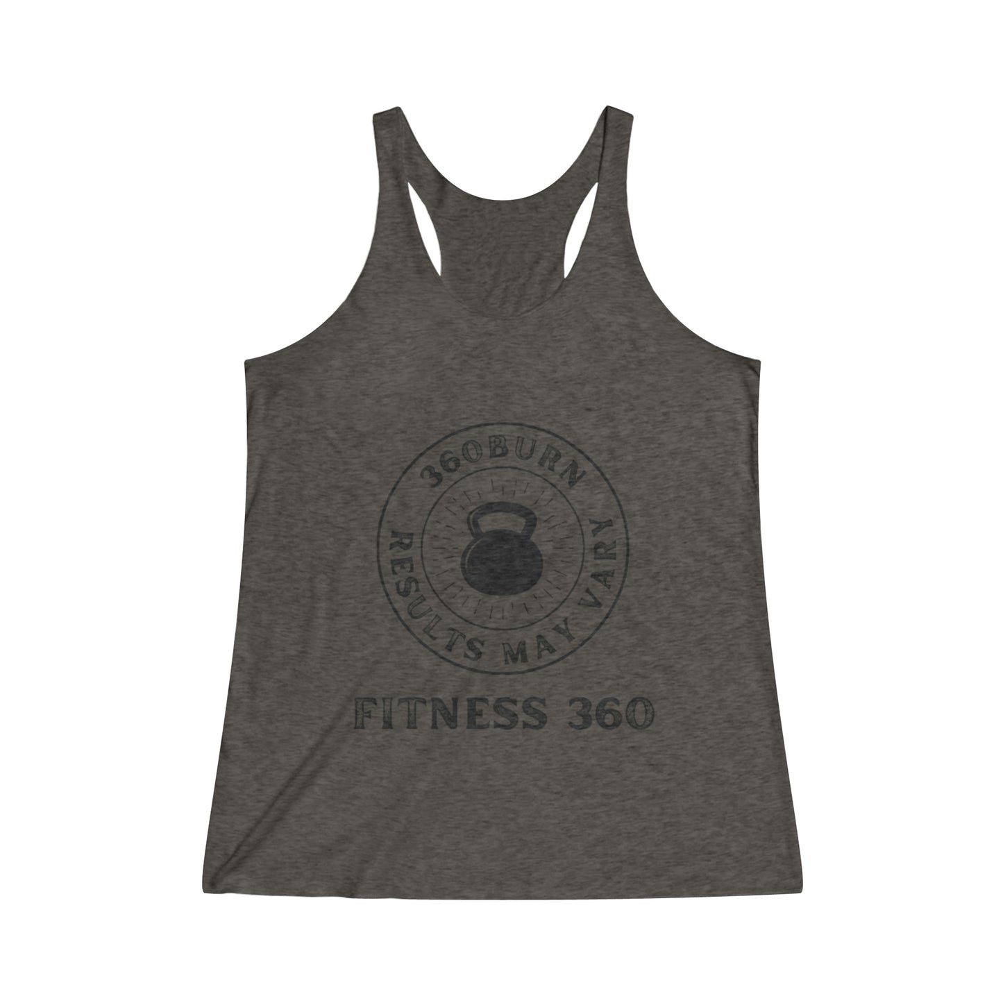 360 Burn Results May Vary Racerback Tank