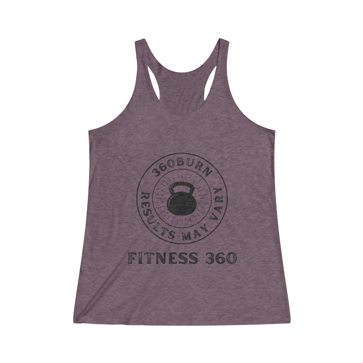 360 Burn Results May Vary Racerback Tank