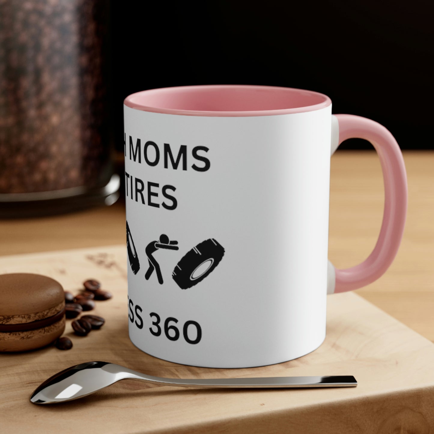 Fitness 360 Tough Moms Est Coffee Mug, 11oz